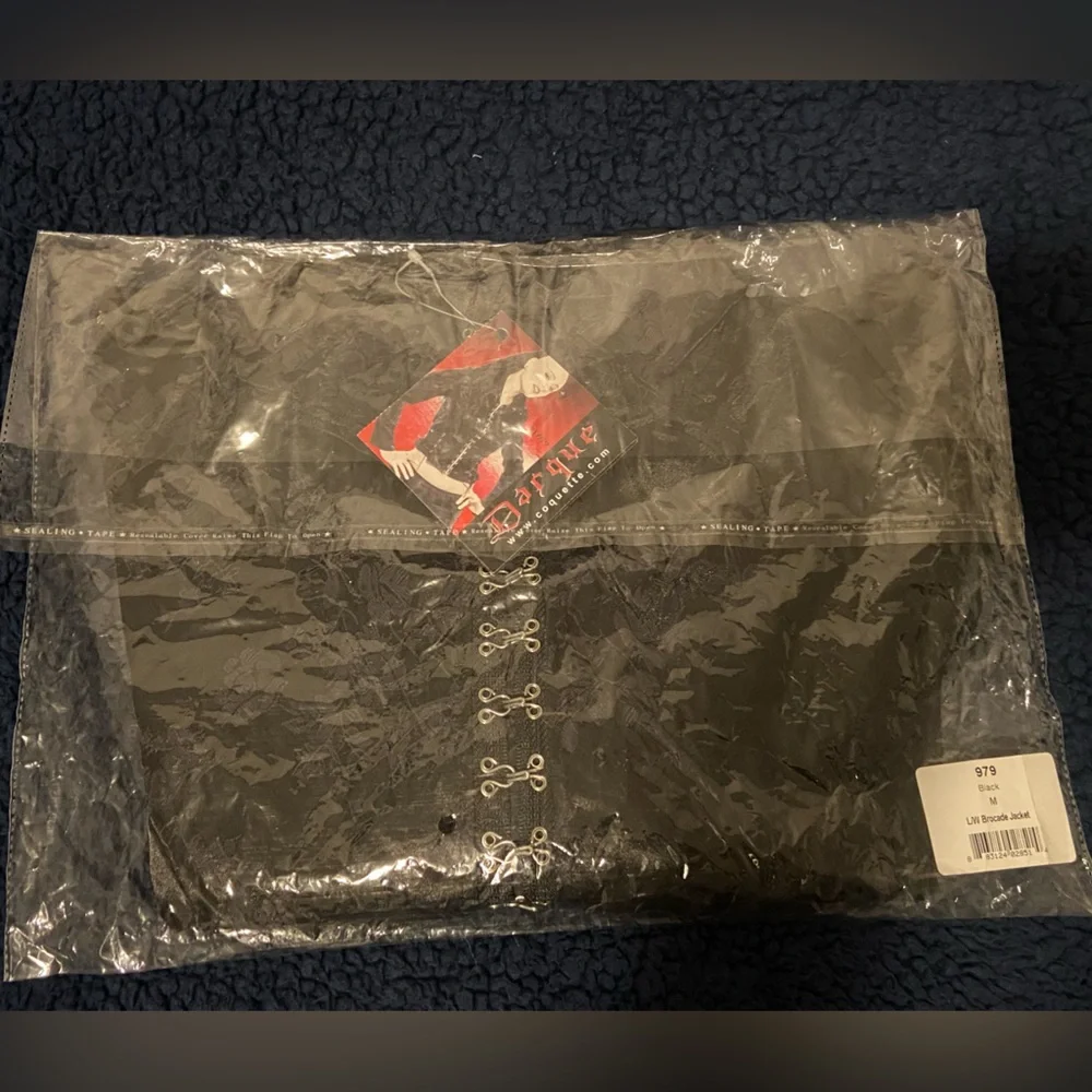 Coquette black Brocade jacket Medium NWT - Picture 12 of 14